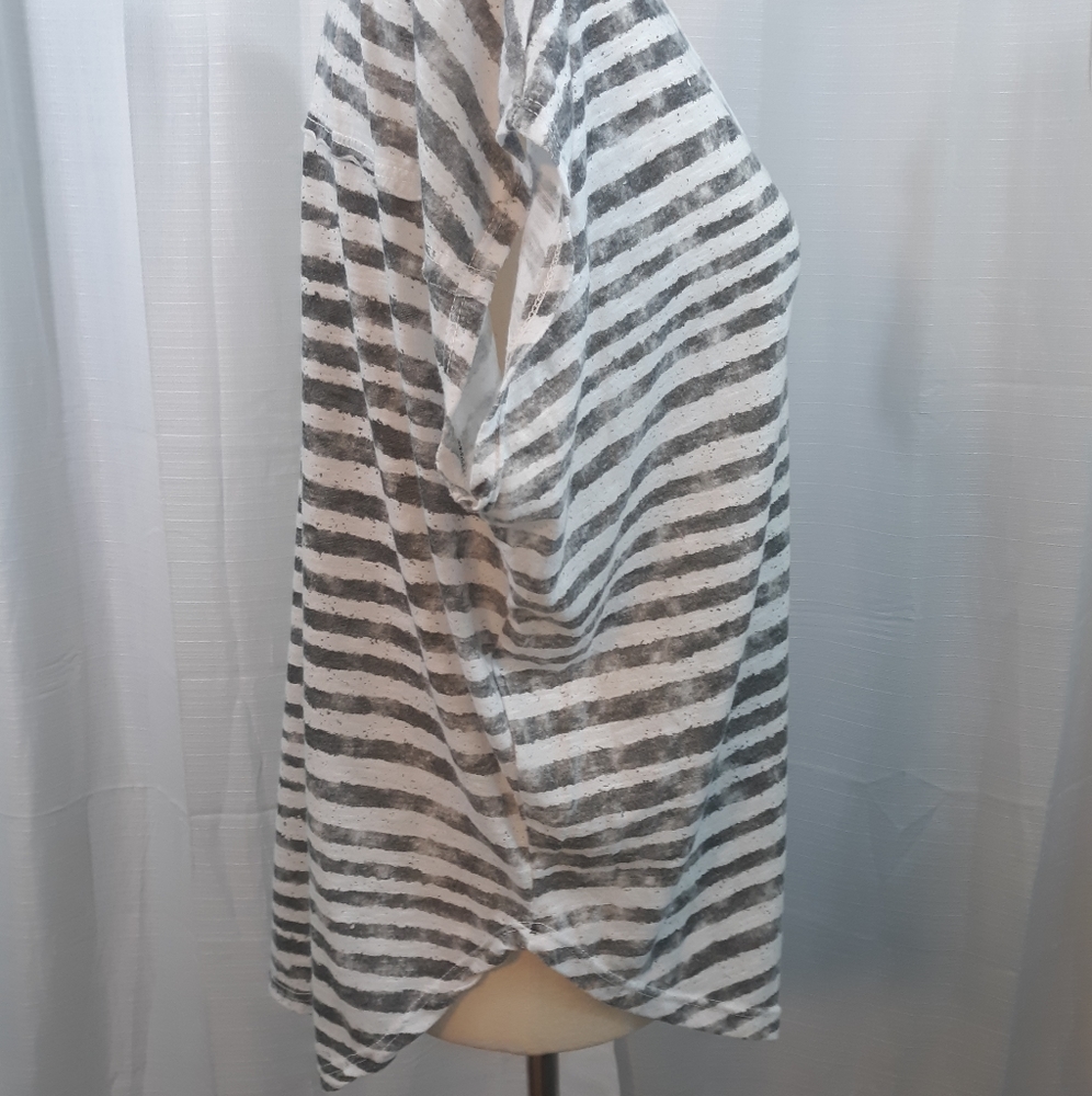 We the free oversized top striped sz XS free people *C2 - Picture 4 of 6
